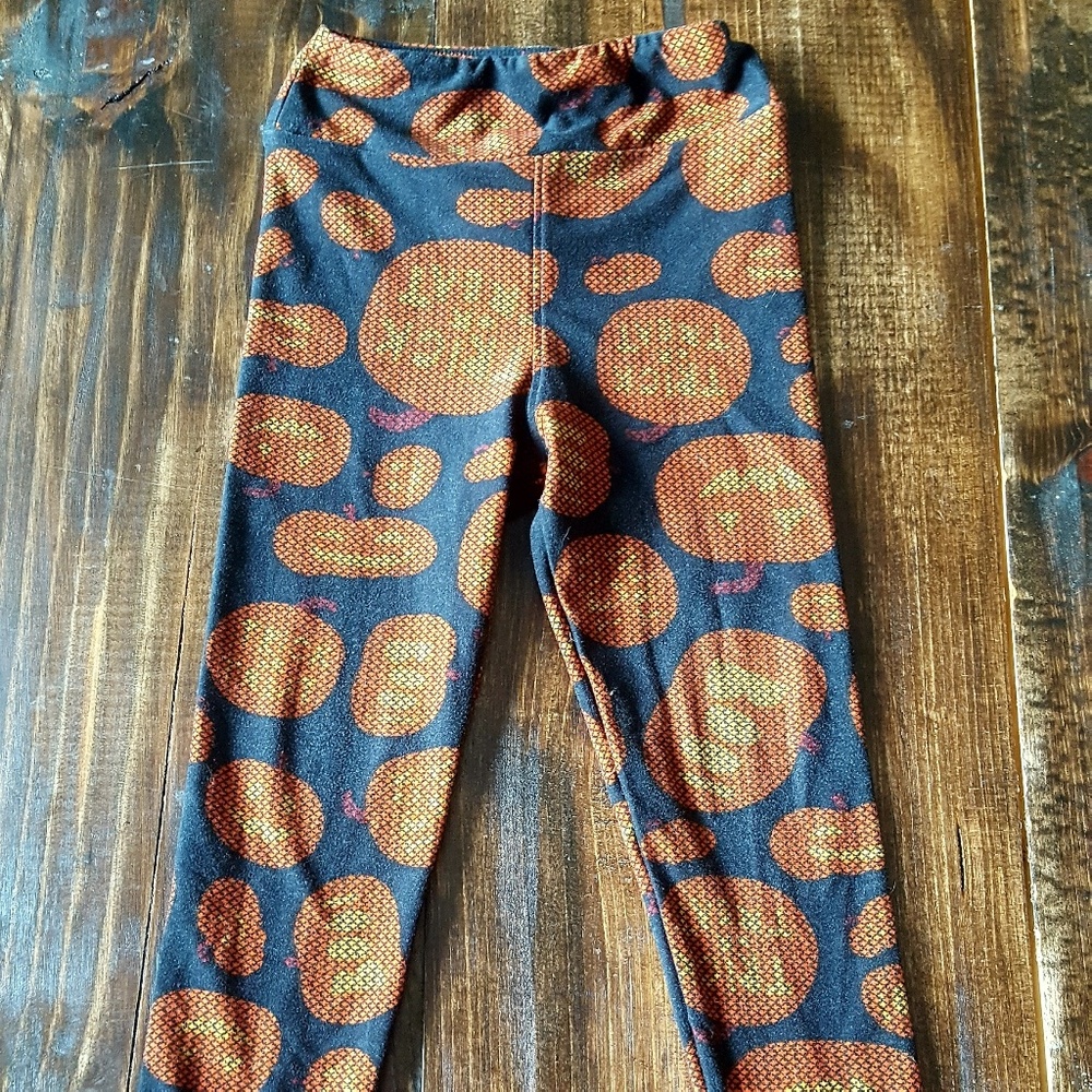 S/M jack-o-lantern Lularoe leggings